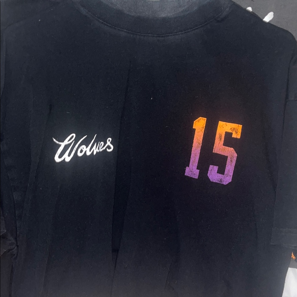 Darc Sport Black Shirt with Purple and Orange Accents